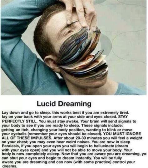 Lucid Dreaming I Dont Know If This Really Works But I Find The