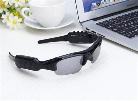 Bluetooth Sunglasses Hd Headset Headphone Video Camcorder For Sports