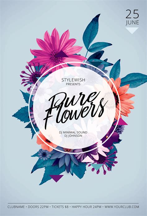 Floral Poster Designs On Behance
