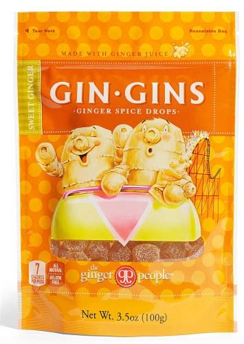 Ginger People Gin Gins® Ginger Spice Drops Sweet Ginger 35 Oz Bakers