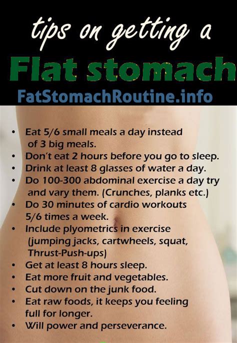 Pin On Flat Stomach Routine