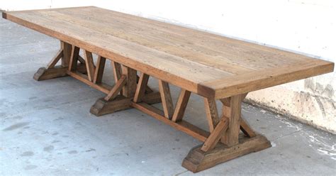 Massive Vintage Oak Farm Table For Sale At 1stdibs