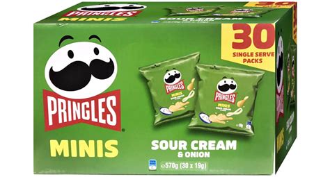 Pringles Minis Sour Cream And Onion 30 X 19g Superstore Nz