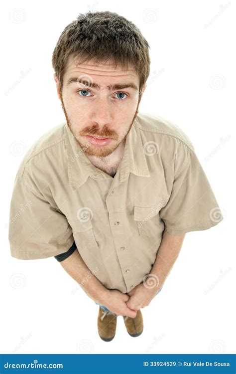 Shy Guy Stock Image Image Of Handsome Posing Isolated 33924529