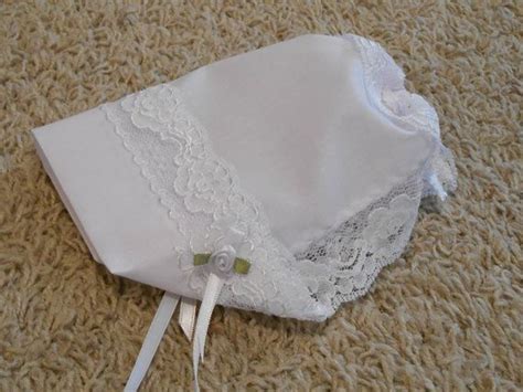 Baby Hankie Bonnet Wedding Handkerchief With Shiny Detail Wedding