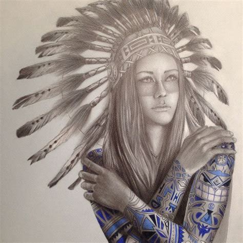 Davide Franceschini S Tattooed Beauty Native Girls Native American Girls Aztecas Art 2d Art