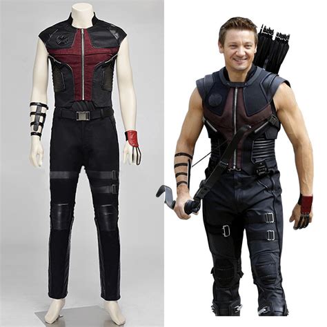 Avengers Cosplay Age Of Ultron Clint Barton Hawkeye Costume Adult Men