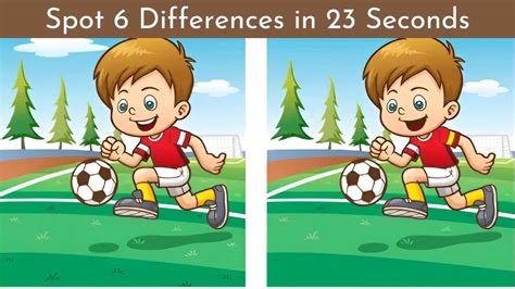 Spot The Difference Can You Spot 6 Differences In 23 Seconds