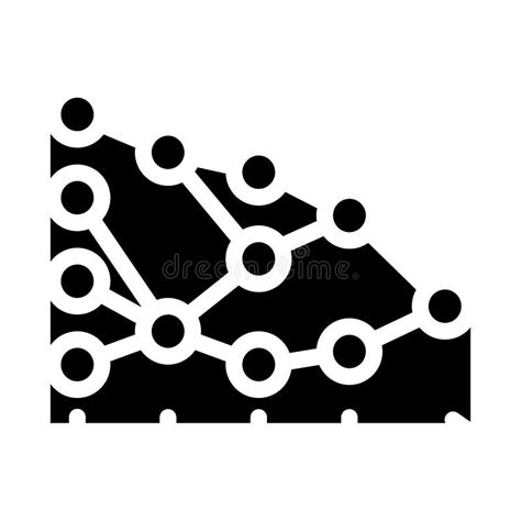 Algorithm Data Science Glyph Icon Vector Illustration Stock Vector