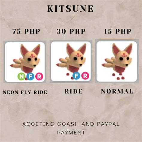 Adopt Me Pets Kitsune On Carousell