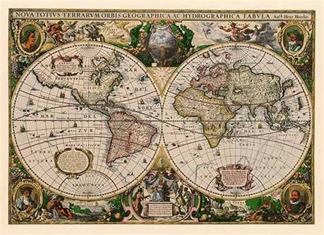 Historic World Maps Framed Framed Posters Select A Size And Click