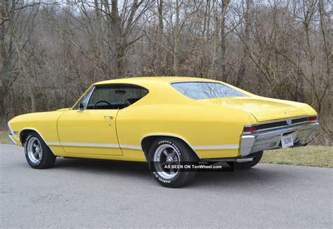 1968 Chevelle Ss 396 4spd True 138 Factory Real Ss Yellow