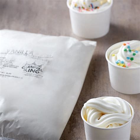 Vanilla Soft Serve Ice Cream Mix Case