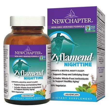 New Chapter Zyflamend Nighttime Vegetarian Capsules Prostate Health Herbal Sleep New Chapter
