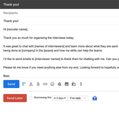 How To Write Good Follow Up Emails After The Interview With Email