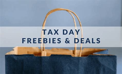 The Best Tax Day Freebies And Deals To Snatch In 2020