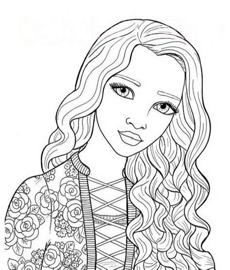 Cute Detailed Coloring Pages For Girls Bmp Central