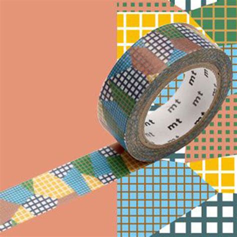 masking tape collage quadrillé multicolore 1 5 cm x 7 m masking tape leroy merlin