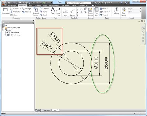 How To Change A Diameter Dimension To A Linear Dimension In An Inventor