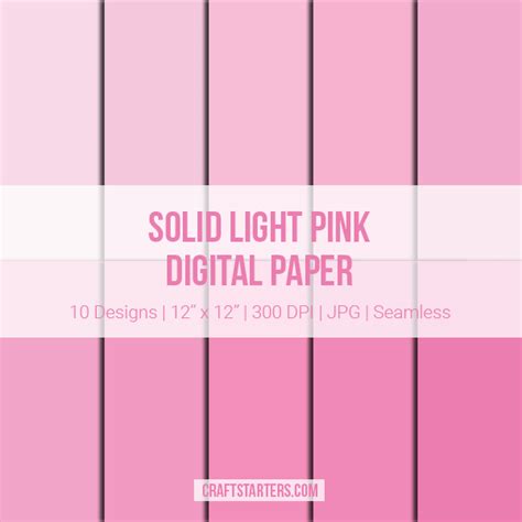 Free Solid Light Pink Digital Paper