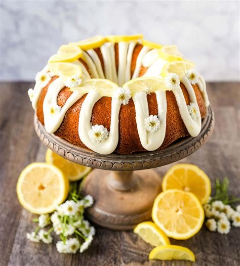 Lemon Bundt Cake With Lemon Frosting Easy Lemon Bundt Cake Recipe