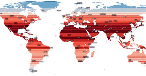 Mapped The Worlds Population Density By Latitude Flipboard