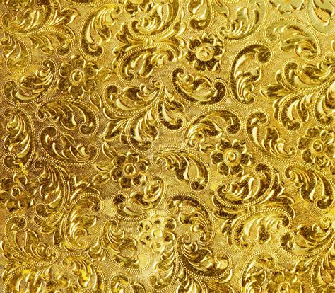 Wallpaper Gold Floral Pattern Mary Dillingham Blog