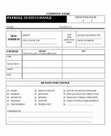 New Employee Payroll Form Template Photos