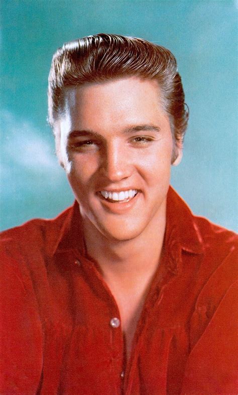 Elvis Presley Love Me Tender1956 Colour Portrait Detail For
