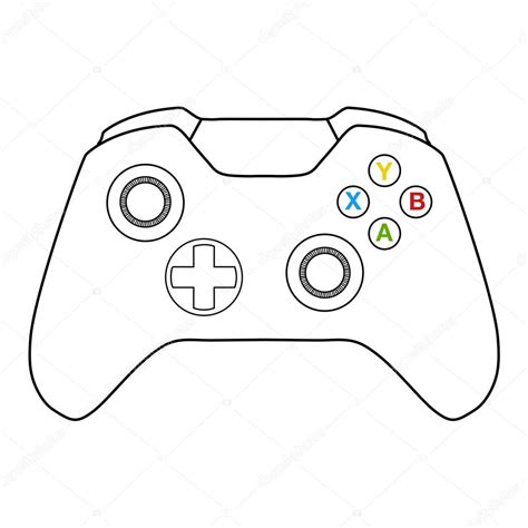Xbox One Controller Drawing At Getdrawings Free Download