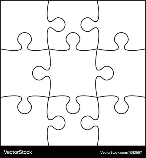 9 Puzzle Pieces