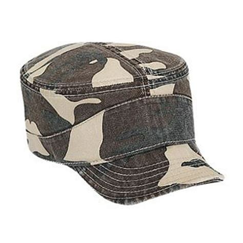 Otto Cap Camouflage Superior Garment Washed Cotton Twill Flexible Soft