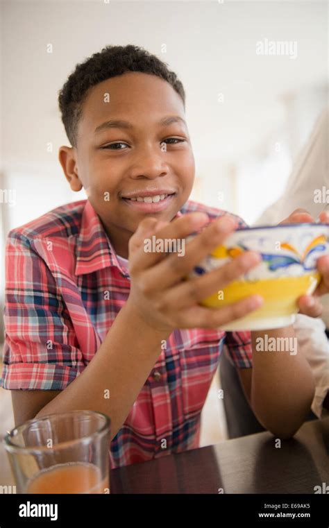 One Boy Eating Hi Res Stock Photography And Images Alamy