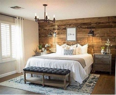 20 Modern Rustic Master Bedroom Design Ideas