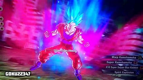 Dragon Ball Xenoverse 2 Super Saiyan Blue Kaioken Goku Edit Youtube