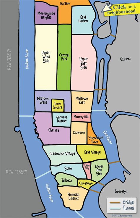 Nyc Manhattan Neighborhood Map