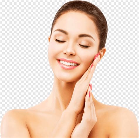 Spa Facial Spa Mendham Woman Face Skin Care Happy Smiling Model Png