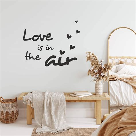 Wandtattoo Love Is In The Air Wall Artde