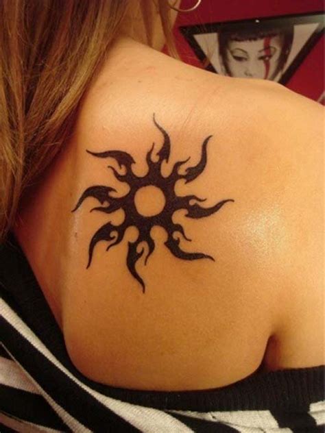 Tribal Sun Tattoo Design Ideas And Pictures Tattdiz
