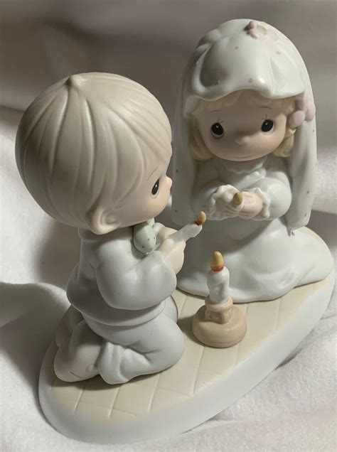 New Precious Moments Wedding Couple Lighting The Candle Etsy