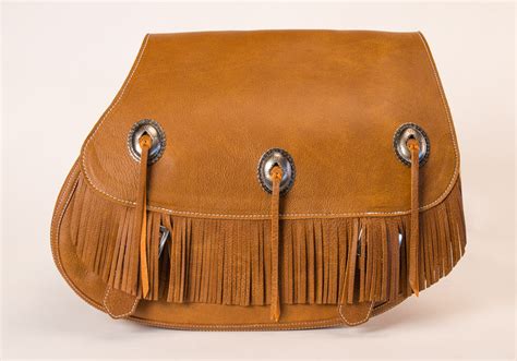 Classic Desert Tan Leather Saddlebags For Indian Motorcycles Ahoy Comics
