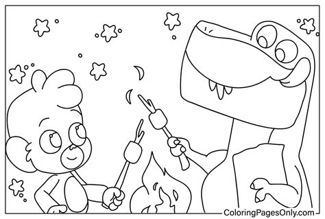 Printable Club Baboo Coloring Page Free Printable Coloring Pages