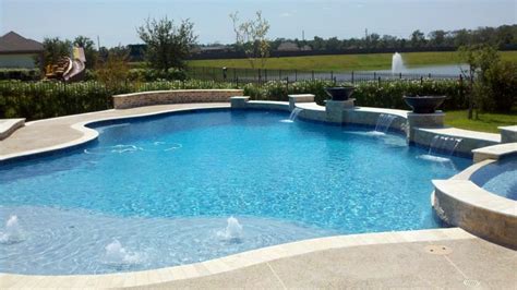 Freeform Travertine Pool With New Orleans Flair Traditional Pool