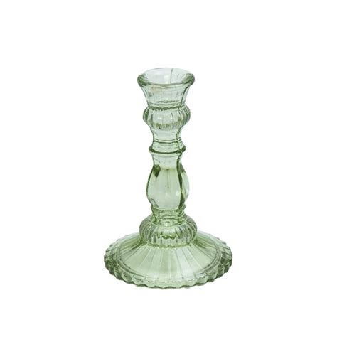 green glass candle holder curiosa cabinet