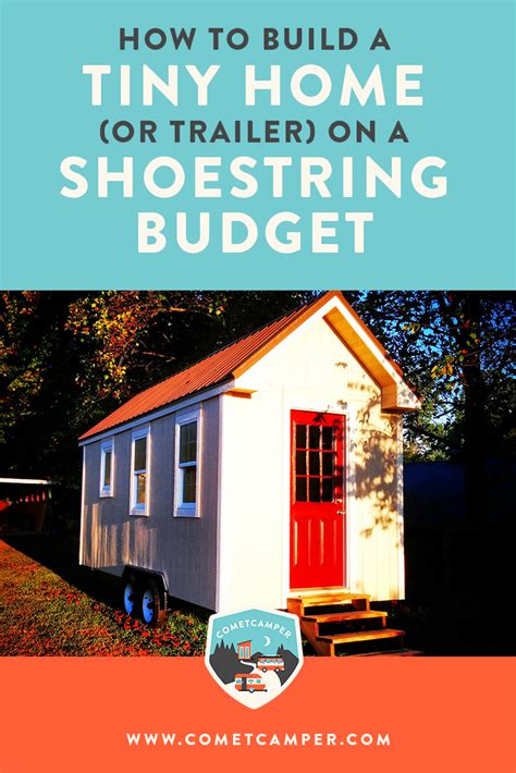 You will need the following materials to build a platform similar to mine: How to Build a Tiny House (or trailer) on a Shoestring Budget — COMETCAMPER