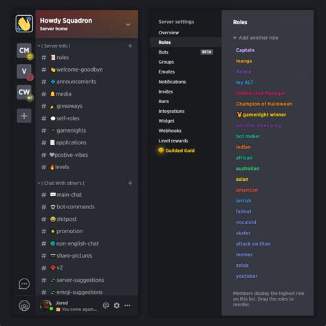 Importing Discord Server Templates Guilded
