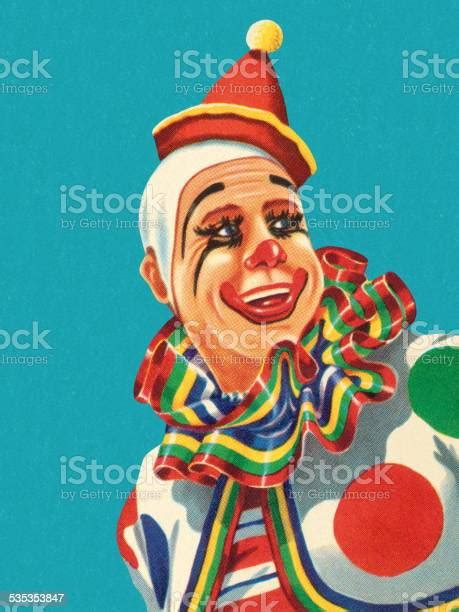 Happy Clown Stock Illustration Download Image Now Clown Circus