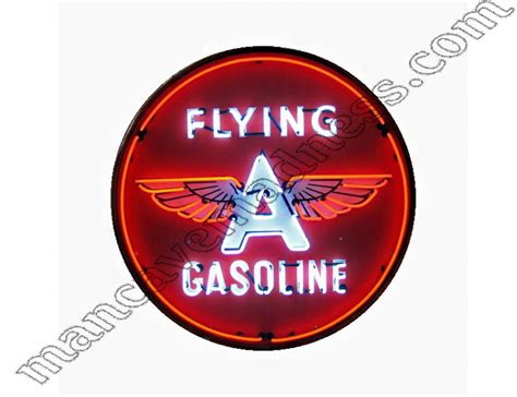Flying Gasoline 36 Neon Neon Signs Mancave Madness