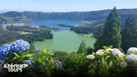 Sete Cidades Lakes Twin Lakes Açores Ilhas Açores Cidade