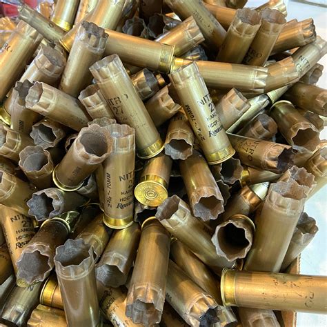 Gold Remington Nitro 12 Gauge Empty Shotgun Shells Used Hulls Fired